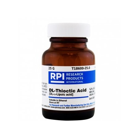 Rpi DL-Thioctic Acid, 25 G T18600-25.0